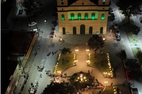 Revitalização da Praça da Igreja de São Bernardo é entregue e marca novo capítulo para Alcobaça