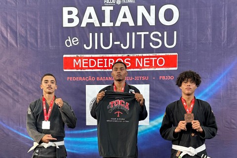 Alcobaça se destaca na 5ª Etapa do Campeonato Baiano de Jiu-Jitsu em Medeiros Neto