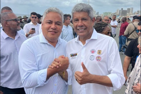 Prefeito Zico de Baiato participa do lançamento da Operação Verão 2025/2026 ao lado do governador Jerônimo Rodrigues