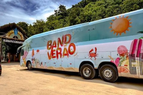 Ônibus do Band Verão chega a Alcobaça nesta terça-feira