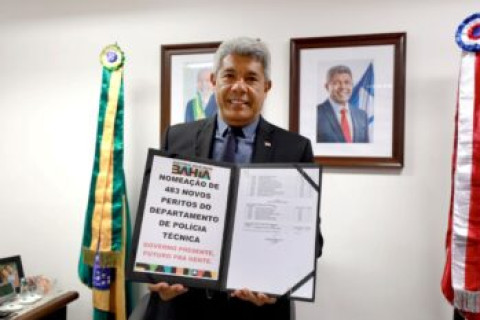 Governo do Estado nomeia 483 novos peritos