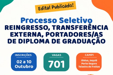 UFSB abre seleção com 701 vagas para cursos de graduação em 2027