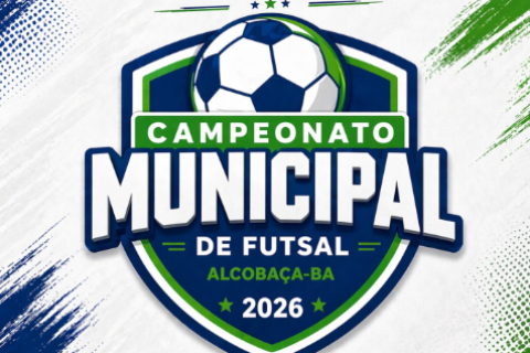 Alcobaça se prepara para a abertura do Campeonato Municipal de Futsal 2026