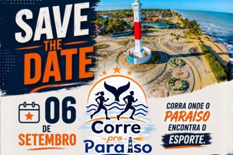 Esporte e turismo estarão lado a lado na corrida Corre pro Paraíso, que acontece em Alcobaça