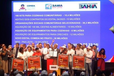 Governo da Bahia realiza o maior investimento do país em ações de combate à fome