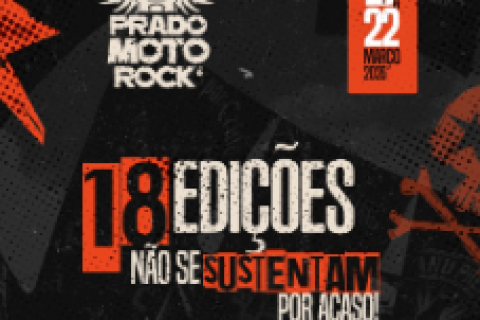 18ª edição do Prado Moto Rock vai movimentar Prado e região