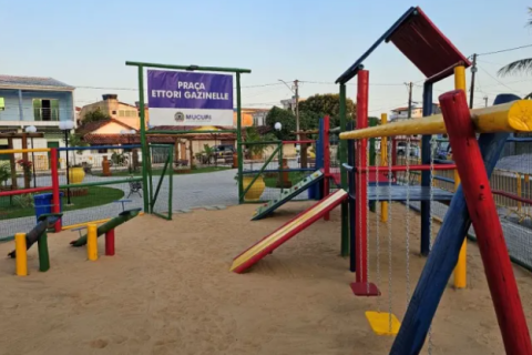 Mucuri ganha uma bela praça pública no bairro Ettori Gazzinelli