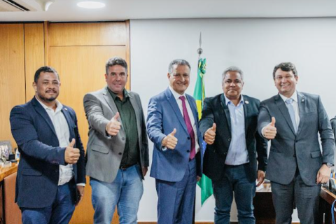 Zico de Baiato vai a Brasília e cobra obras do PAC para Alcobaça